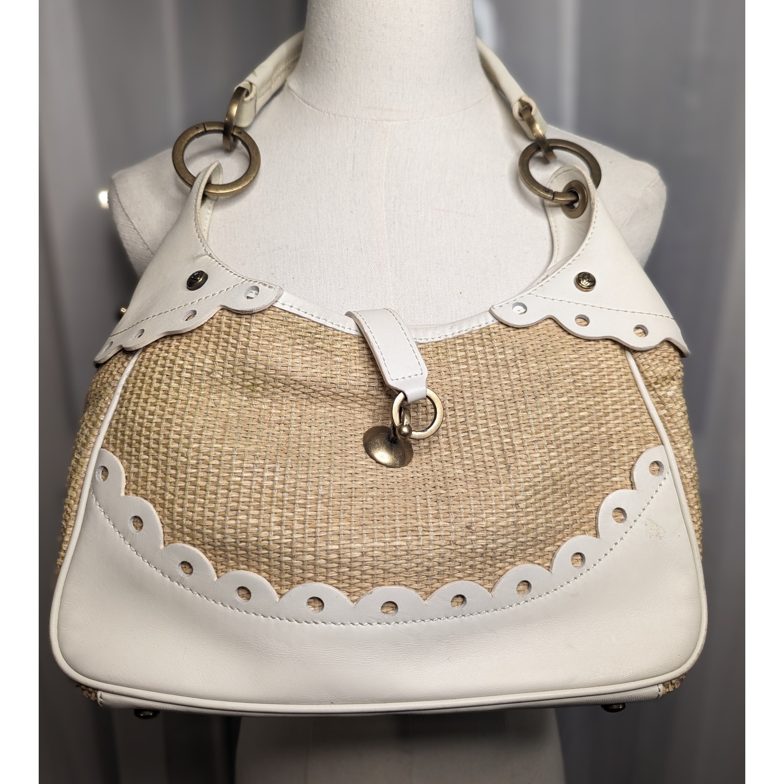 Kate Landry Shoulder Bag - Perfect For Summer, Euc!